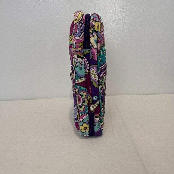NWOT Vera Bradley Heather Quilted Paisley Floral Travel bag With Handles, hook - Picture 5 of 11